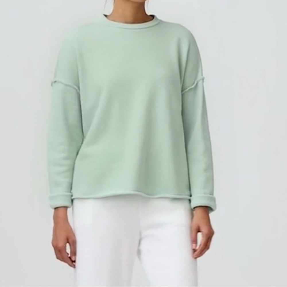 Eileen Fisher Boxy Crewneck Sweatshirt